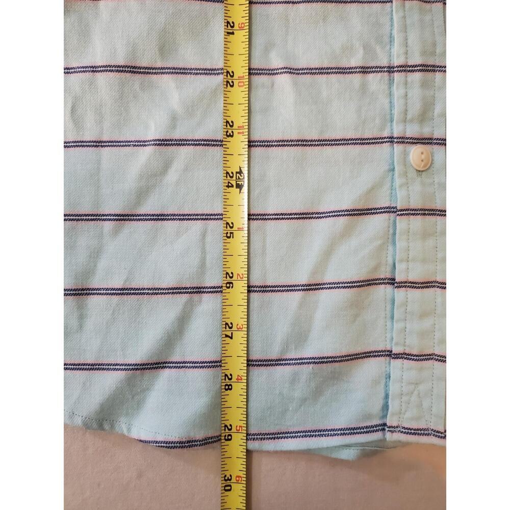 VINEYARD VINES SLIM LONGSHORE STRIPED SHIRT BLUE MENS SIZE LARGE - Picture 6 of 10